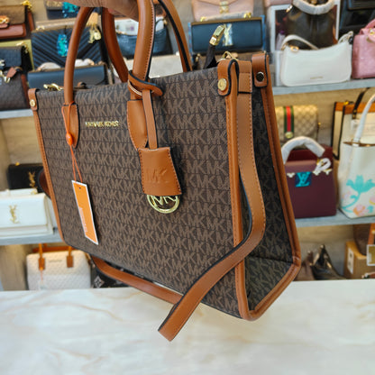 MK Mirella Tote Bag - Tan Coffee