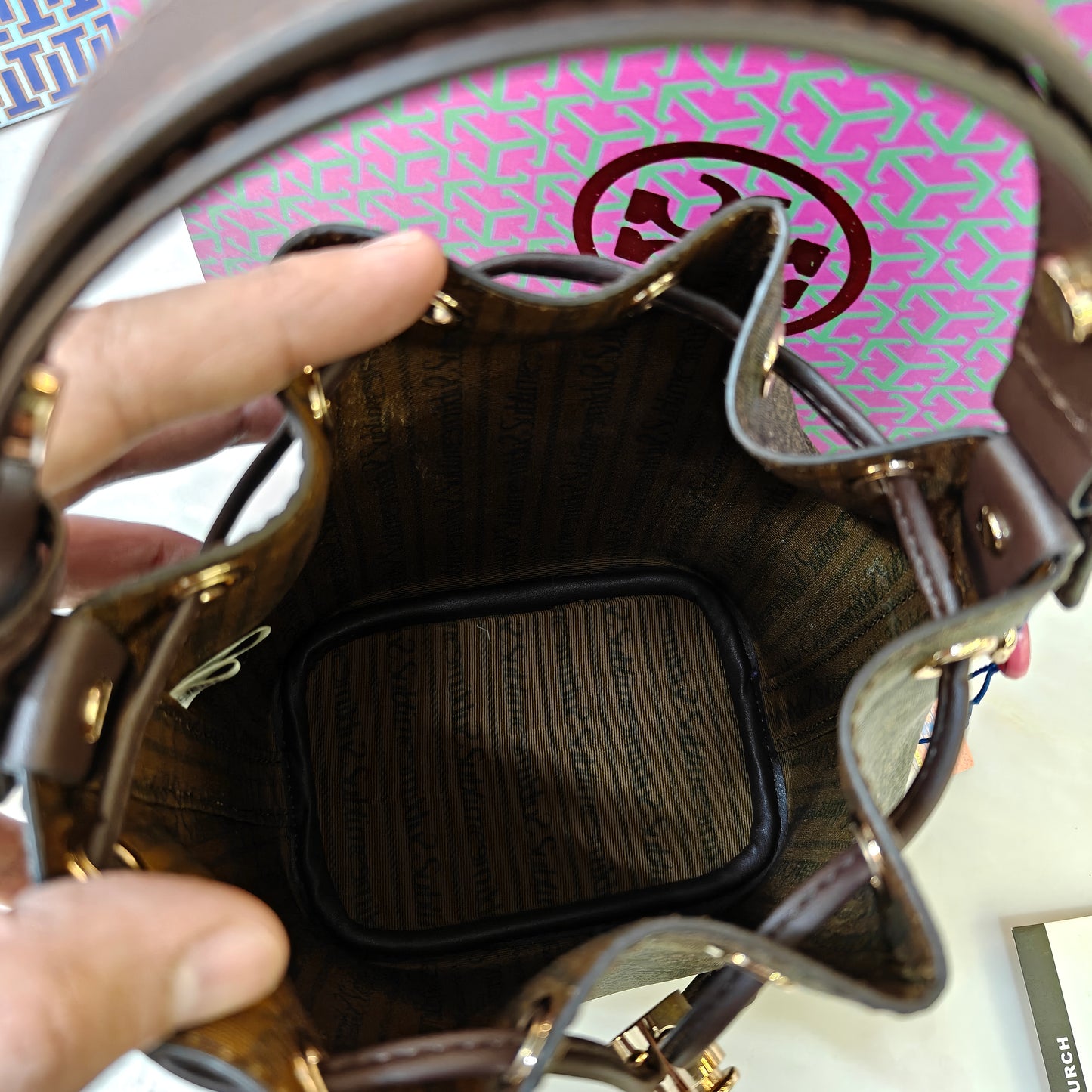 TB Monogram Coated Canvas Mini - (Ultra Premium)