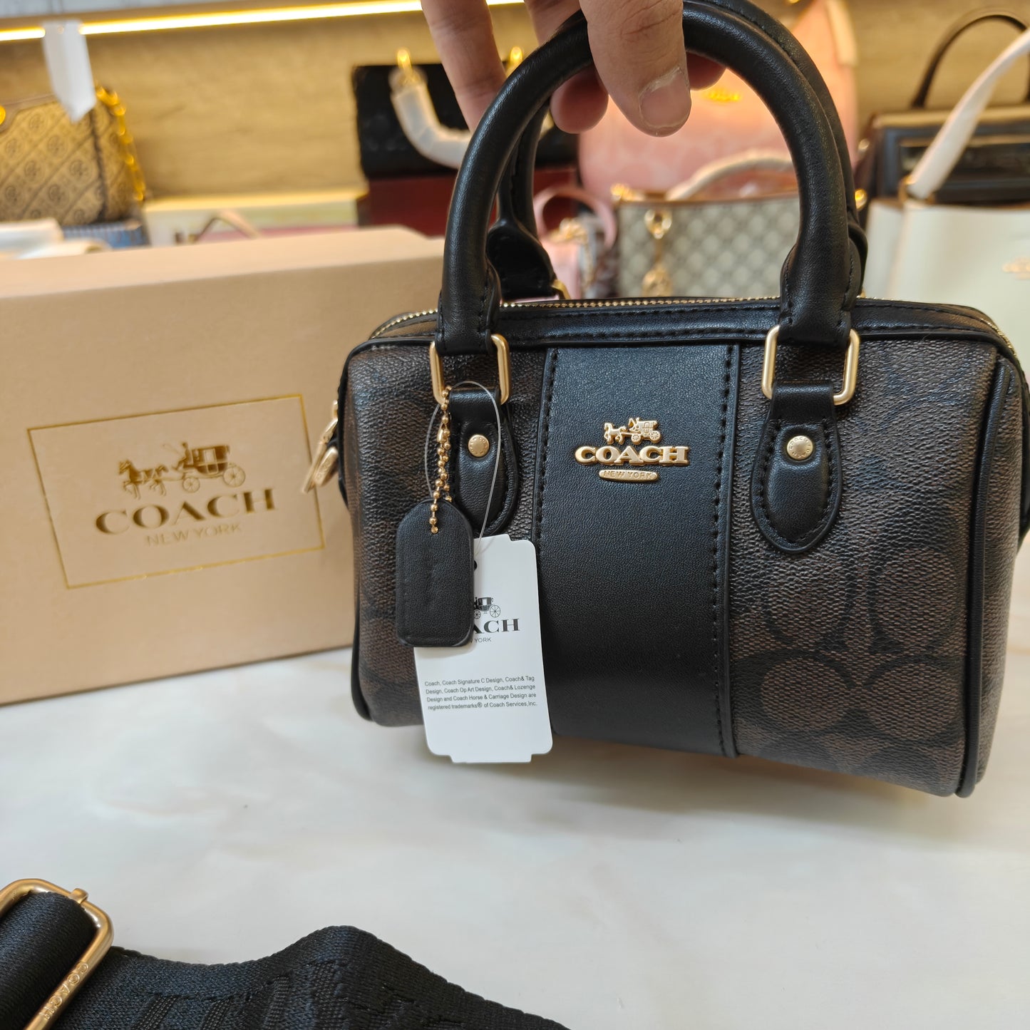 CH Speedy Crossbody Satchel - Coffee