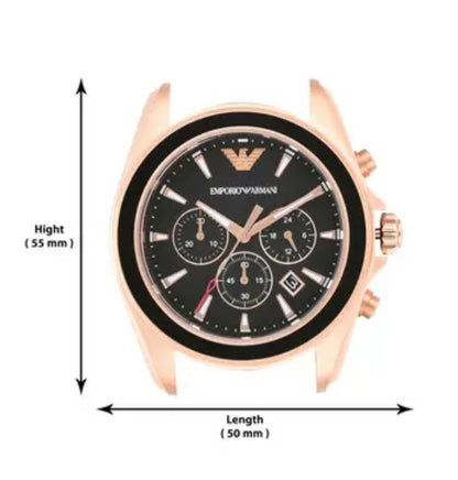 E A Water-Resistant Chronograph