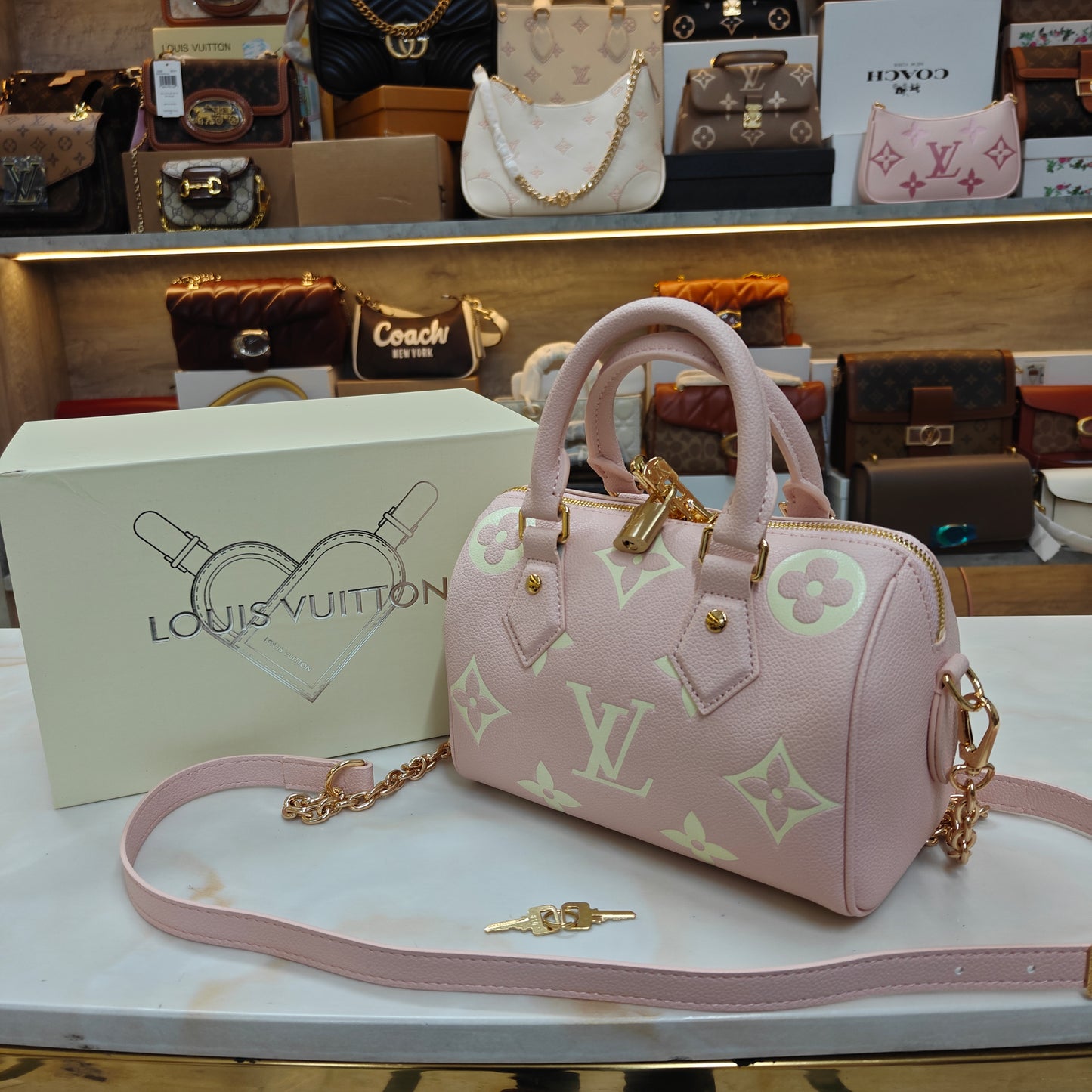 LV Speedy - Pink (Ultra Premium Double Box)
