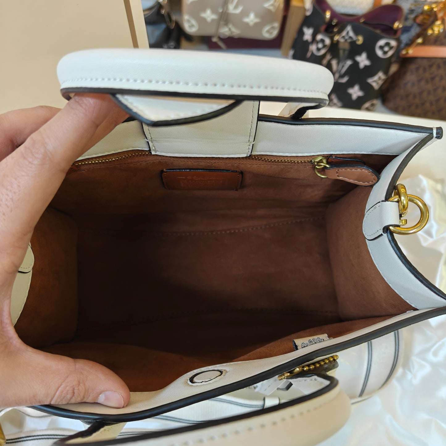 CH Ace Tote Bag 26 - Ultra Premium White Colour