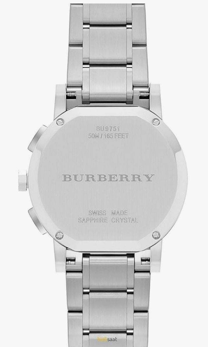 BRB Wristwatch with a Stainless Steel Strap