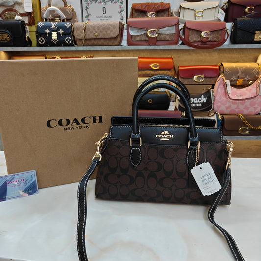 CH Darcie Satchel Bag - Coffee