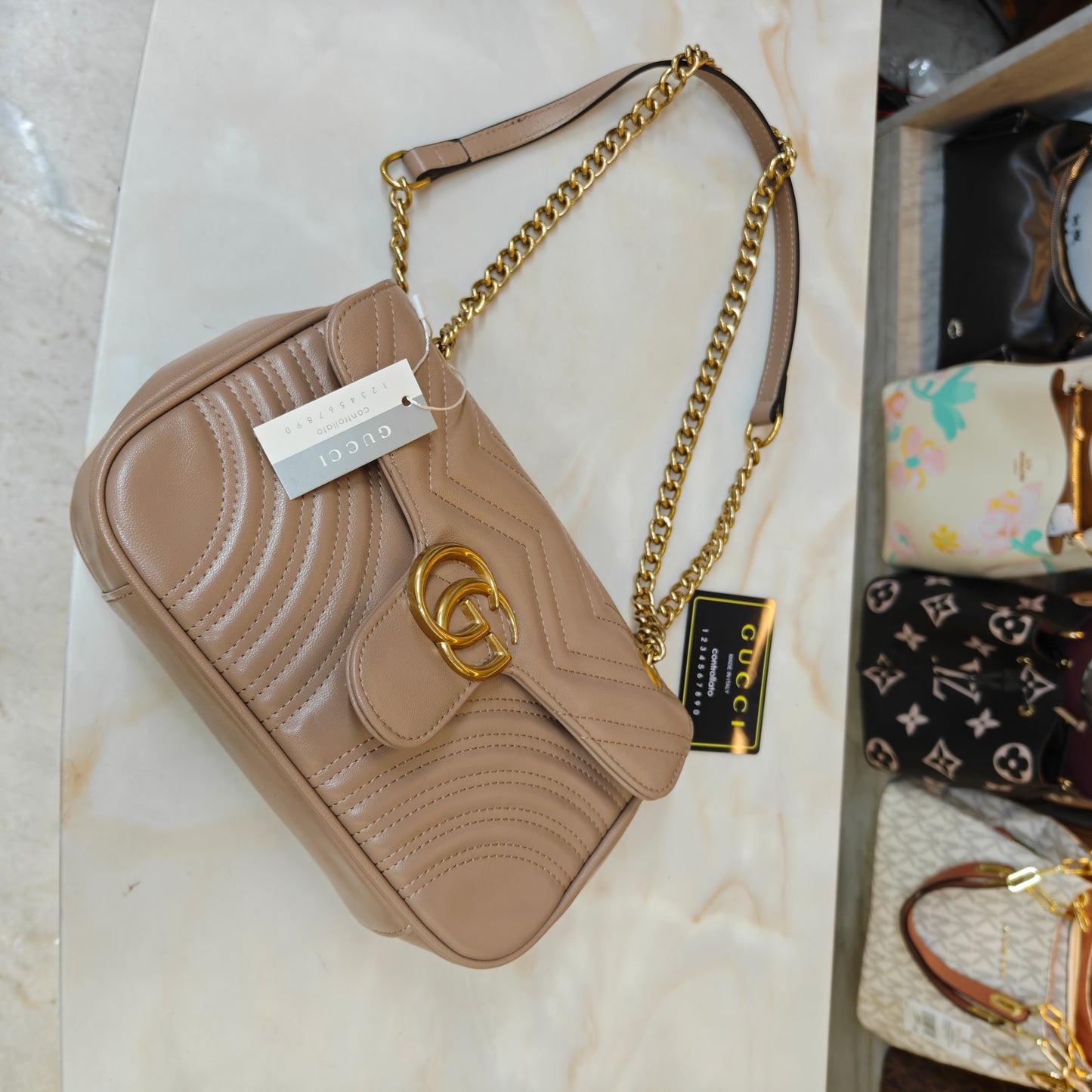 GG Marmont Medium Size (Beige)