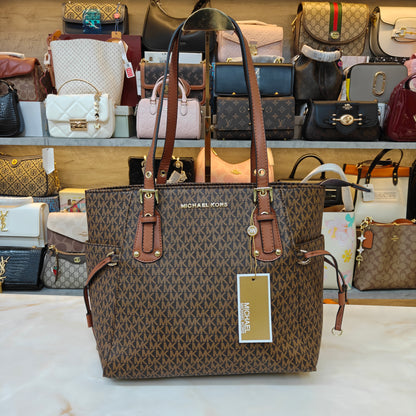 MK 3 Partition Tote Bag - Coffee