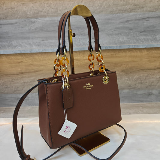 CH44 - Satchel Bag (Brown Colour)