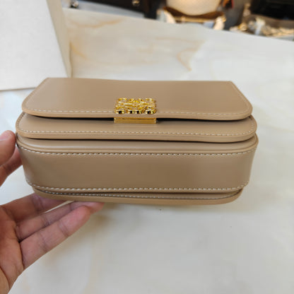 LW Goya Silk Handbag - Beige (Ultra Premium)