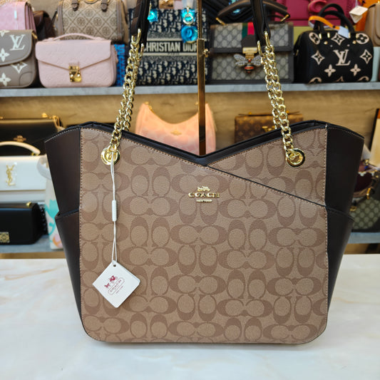 CH Tote Bag Ultra Premium - Coffee Apricot