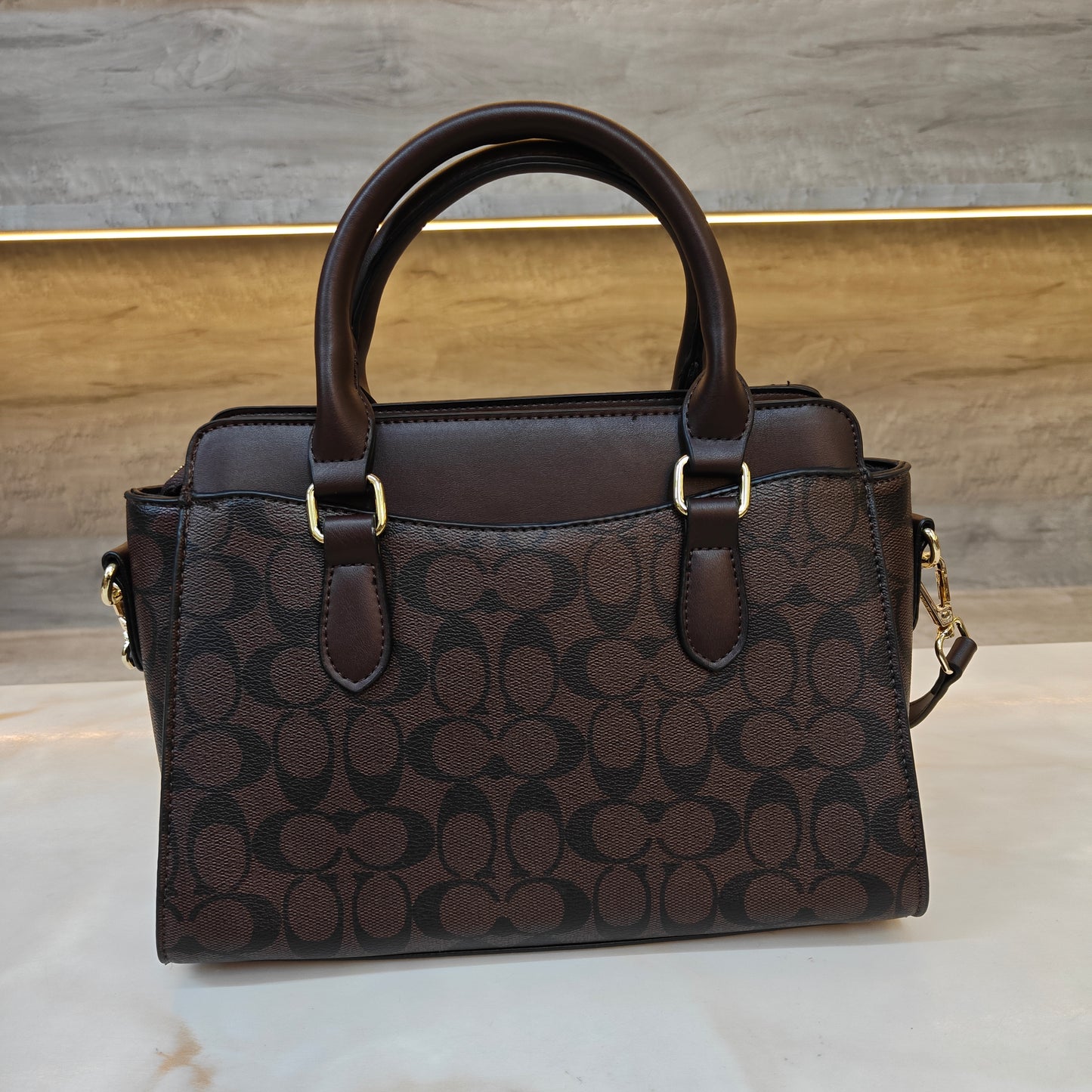 CH Satchel Bag (Coffee Colour)