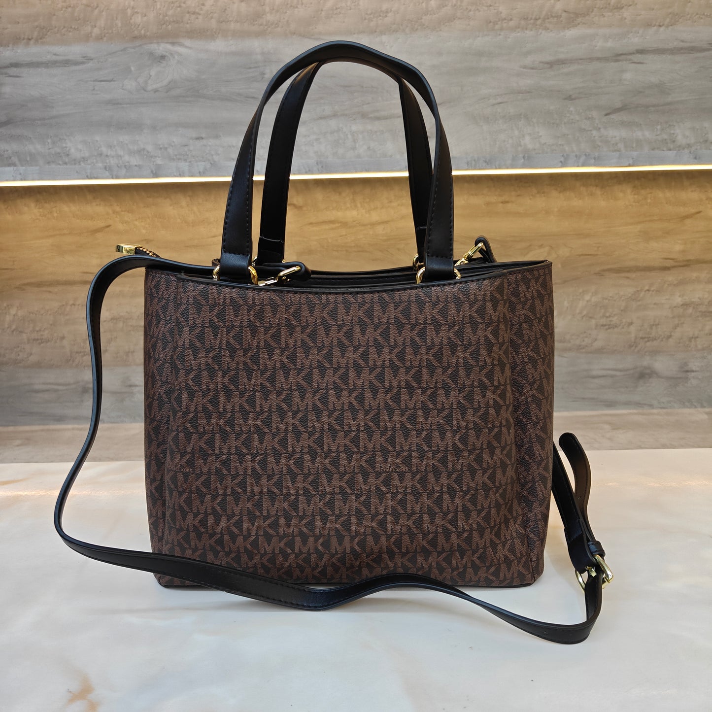 MK45 - Satchel Bag (Coffee Black)