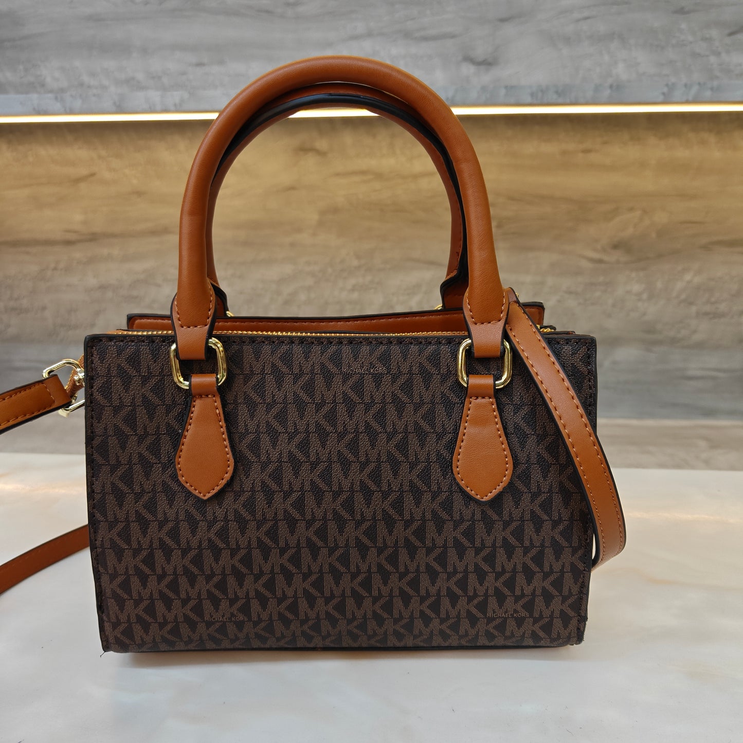 MK34 Satchel Bag (Coffee Tan)