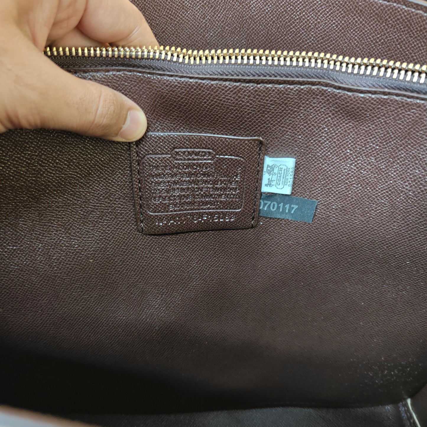 CH Mollie 3 Partition Tote Bag - Coffee Apricot