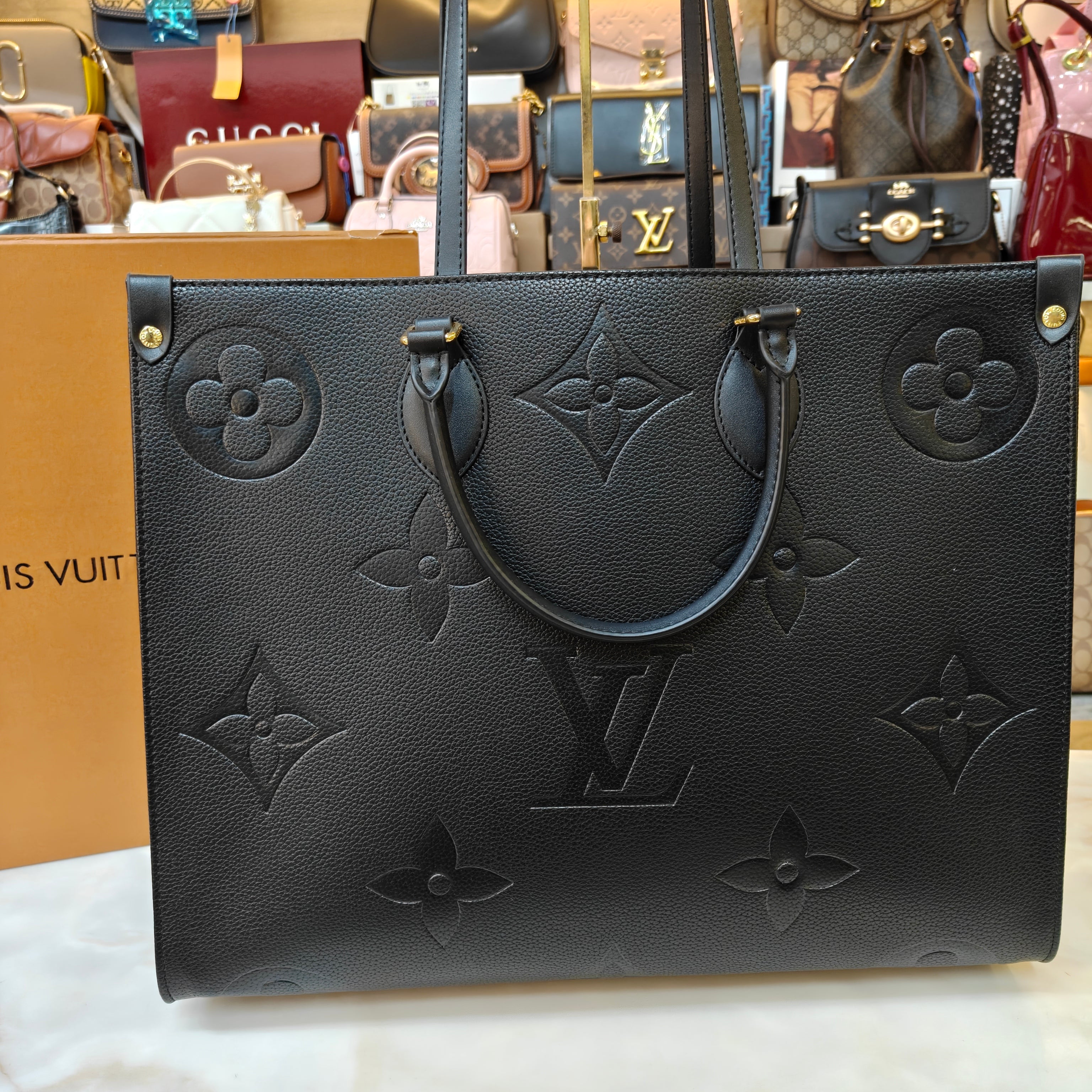 LVB 41cm OTG Large Tote Bag - Black (Double Box Ultra