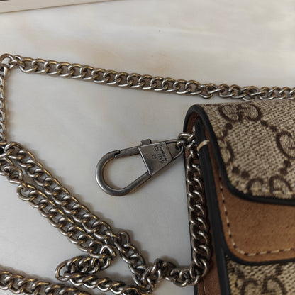 GG Diana Crossbody Bag (Double Box Packaging) - Black Trim