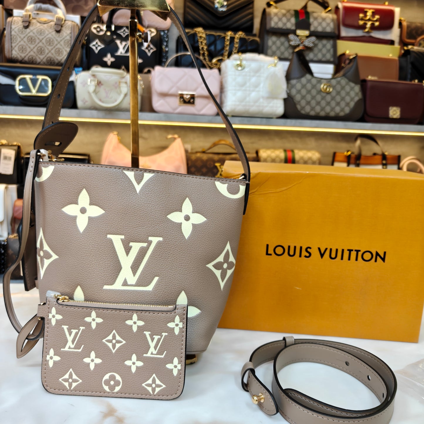 LV All in Bucket Bag (Ultra Premium) Beige