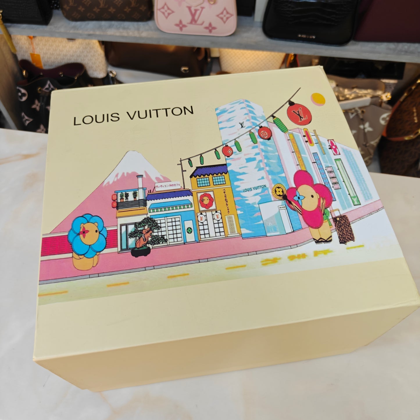 LVN Neo Neo MM Bucket Bag (Ultra Premium) - Beige