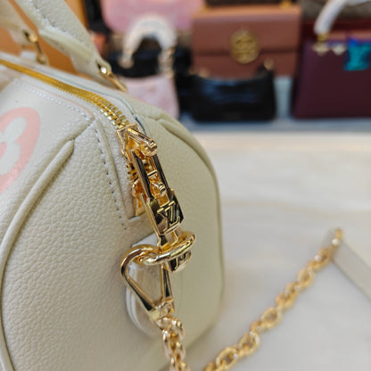 LV Speedy Bandoulière - Cream Pink (Ultra Premium)