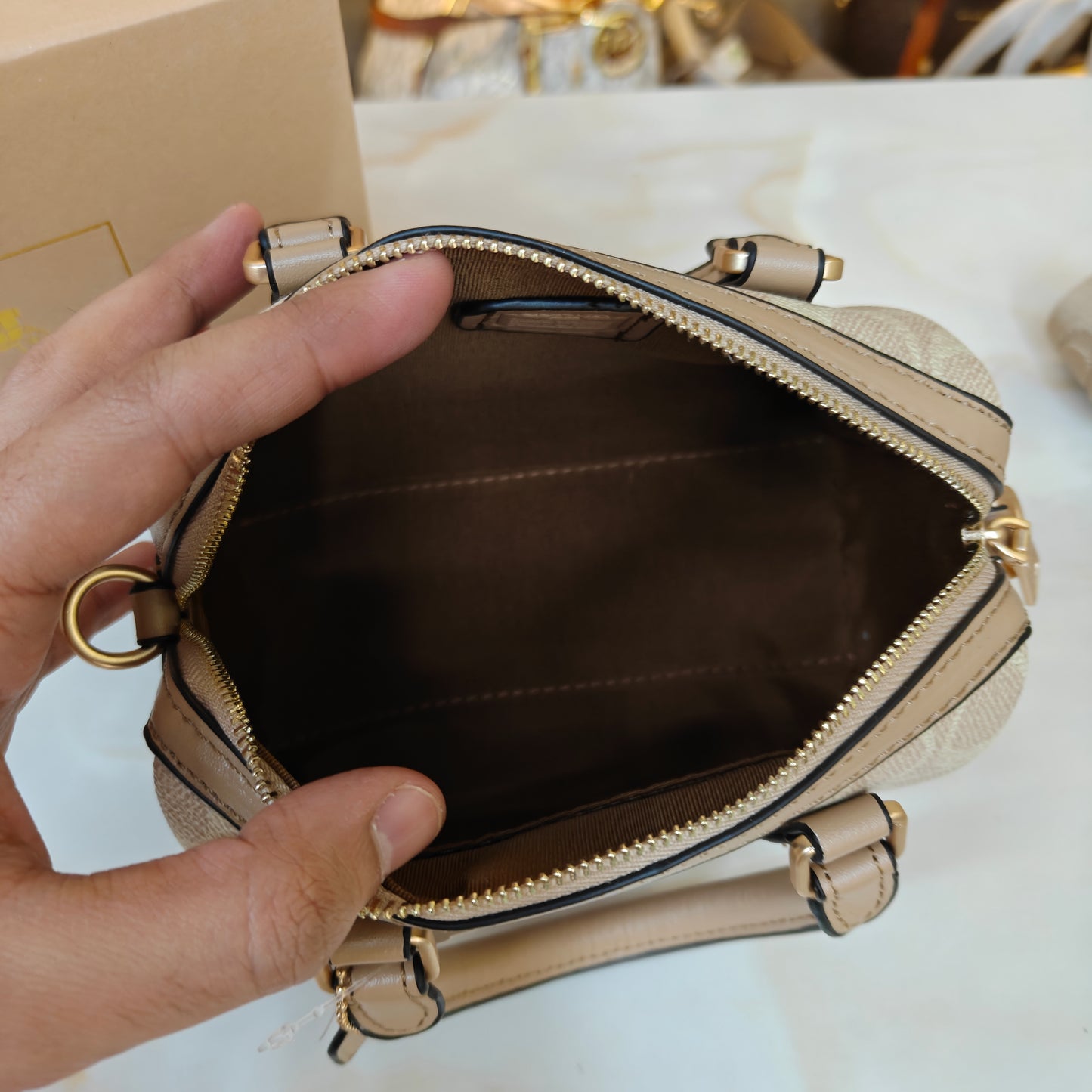 CH Speedy Crossbody Satchel - Light Apricot