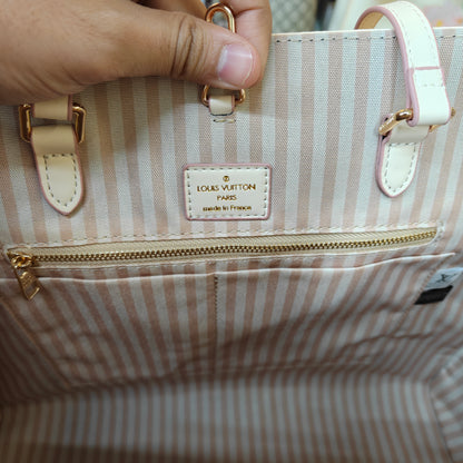 LVB 41cm OTG Large Tote Bag - Cream Pink (Double Box Ultra Premium)