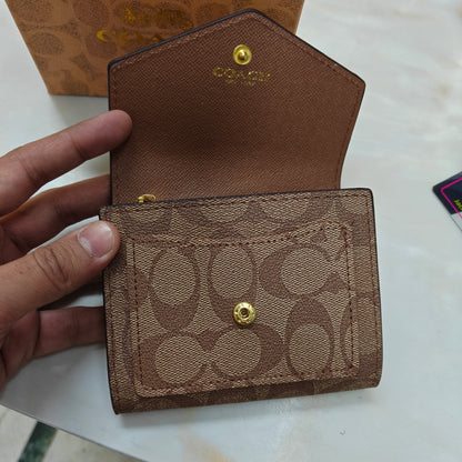 CH Mini Wallet - Coffee Apricot