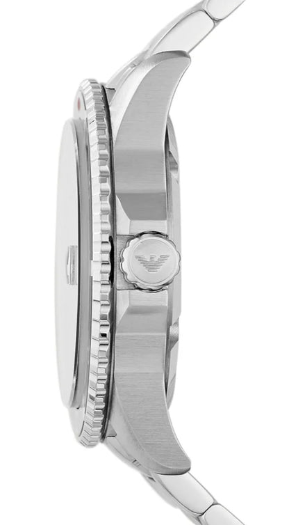 E A Analog Blue Dial Men's Watch