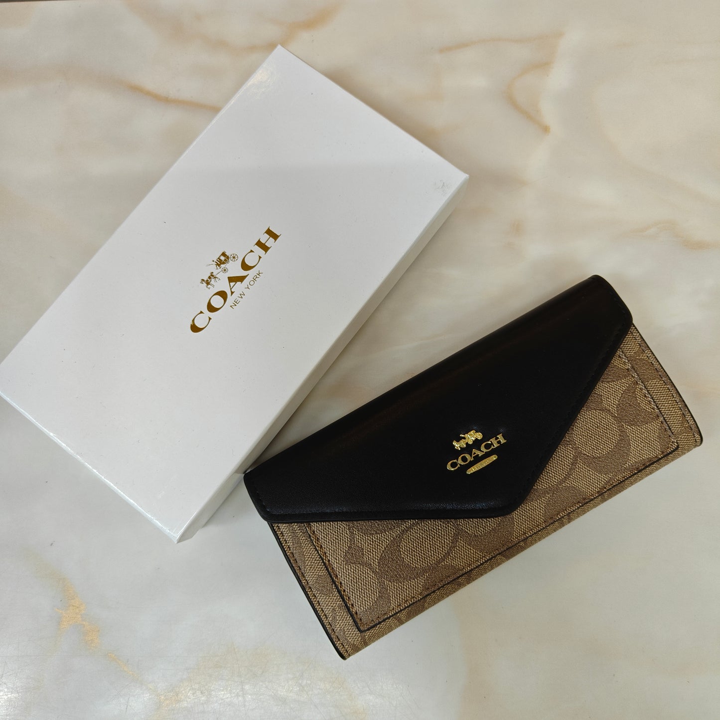 CH Long Wallet - Black Apricot