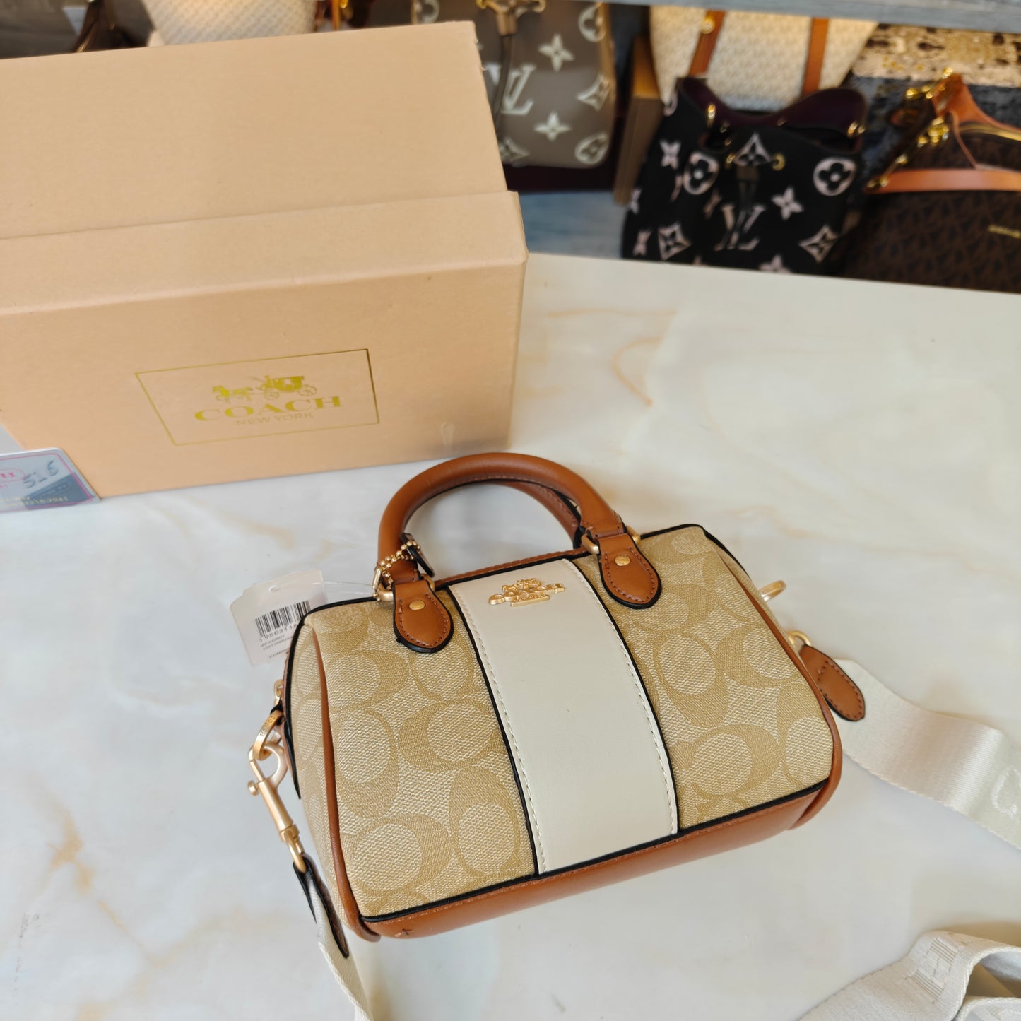 CH Speedy Crossbody Satchel - Light Apricot Colour