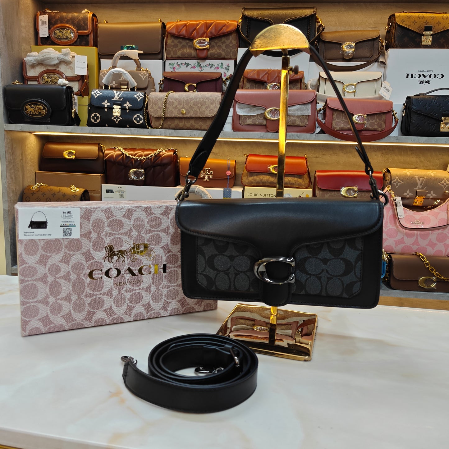 CH Tabby 26 - Shoulder/Sling - Black Grey (CC Box)