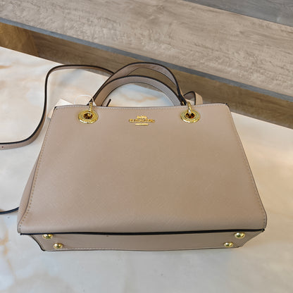CH44 - Satchel Bag (Beige Colour)