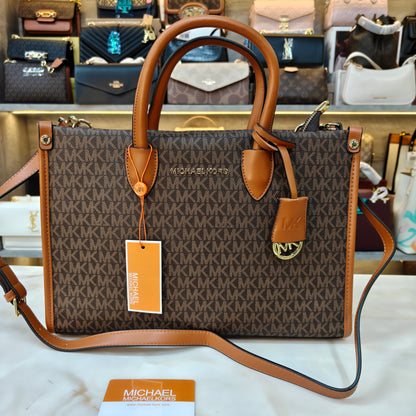 MK Mirella Tote Bag - Tan Coffee