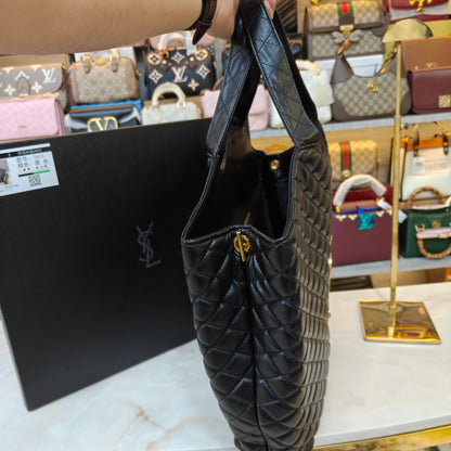 YSL Maxi Shopping Bag (Black) (Without Box)