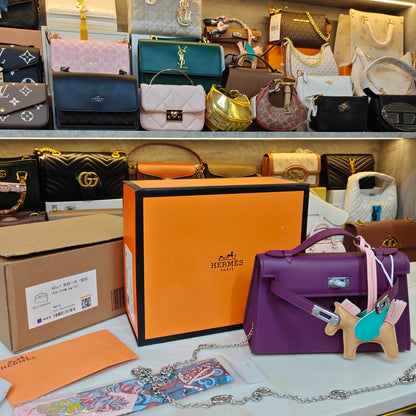 HRMS Mini Kelly- Purple (Ultra Premium Double Box)