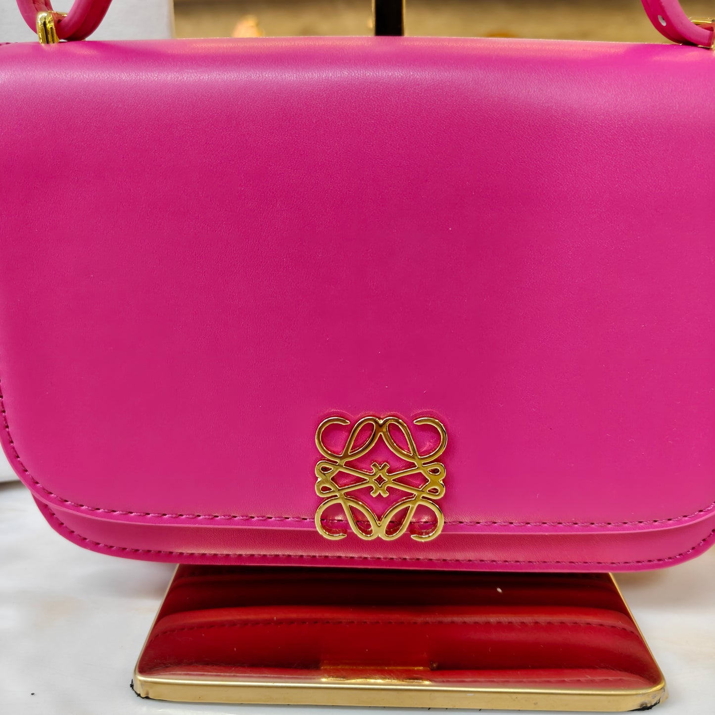 LW Goya Silk Handbag - Hot Pink (Ultra Premium)