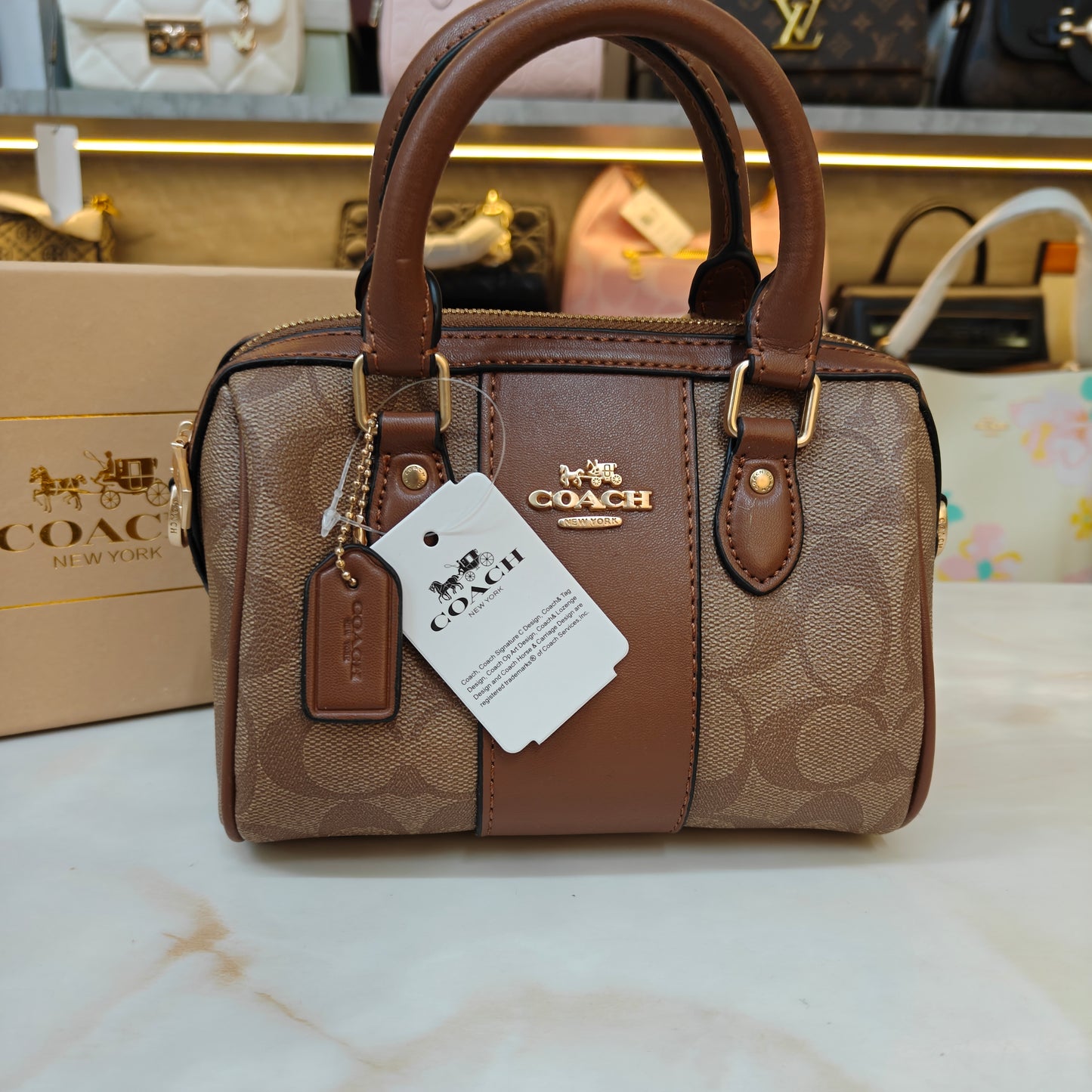 CH Speedy Crossbody Satchel - Tan Apricot