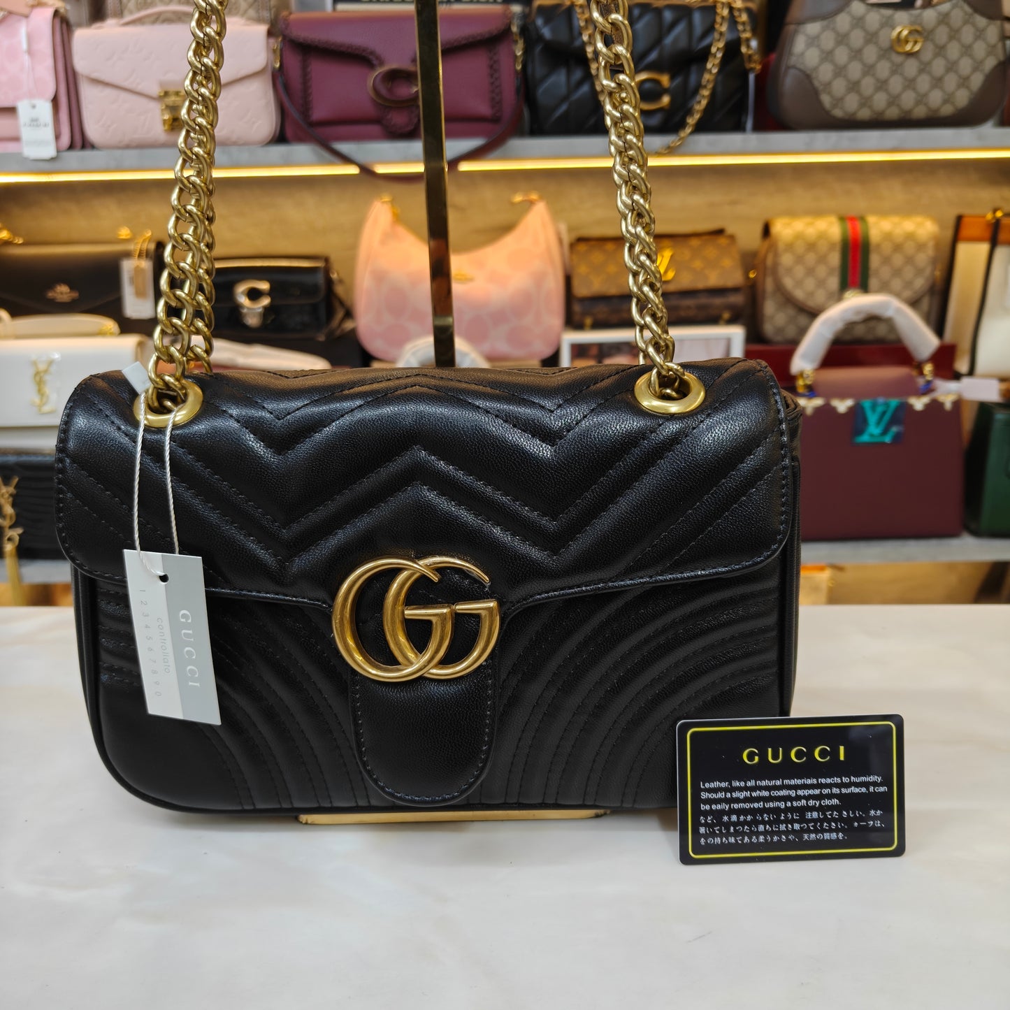 GG Marmont Medium Size (Black)