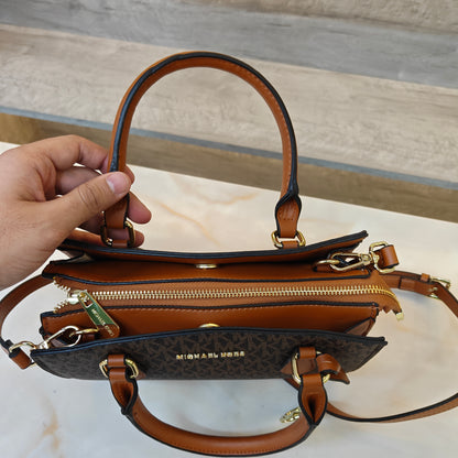 MK34 Satchel Bag (Coffee Tan)