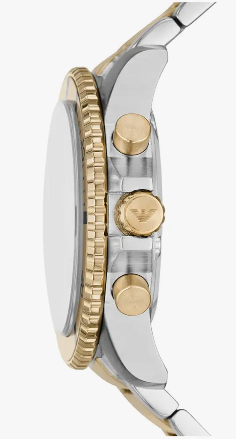 EA Stainless Steel Analog Green Dial Men's Watch