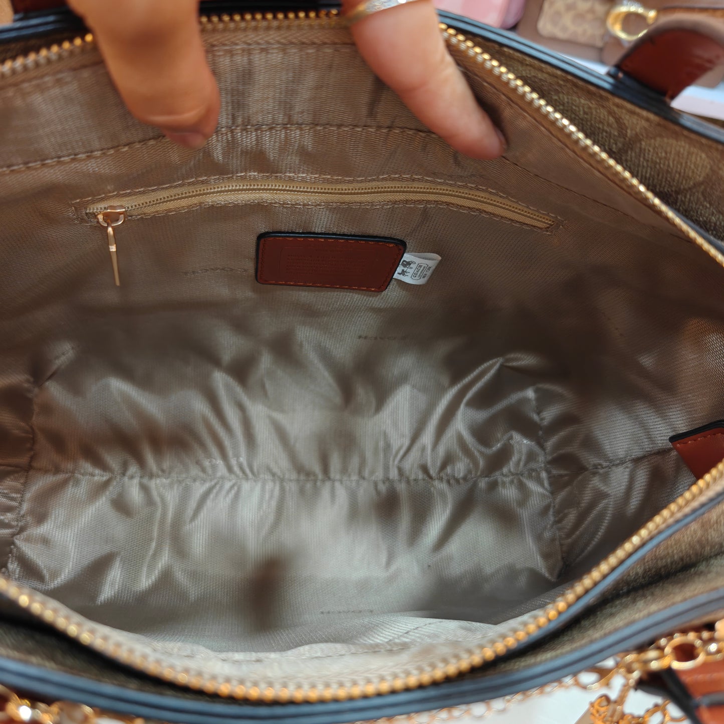 COCH City Tote - Tan Apricot