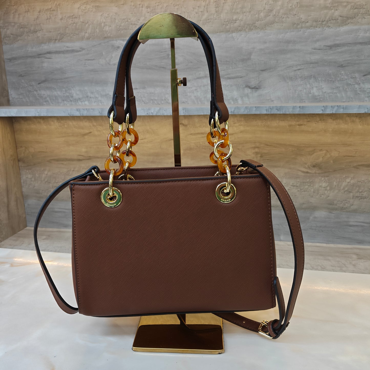 CH44 - Satchel Bag (Brown Colour)