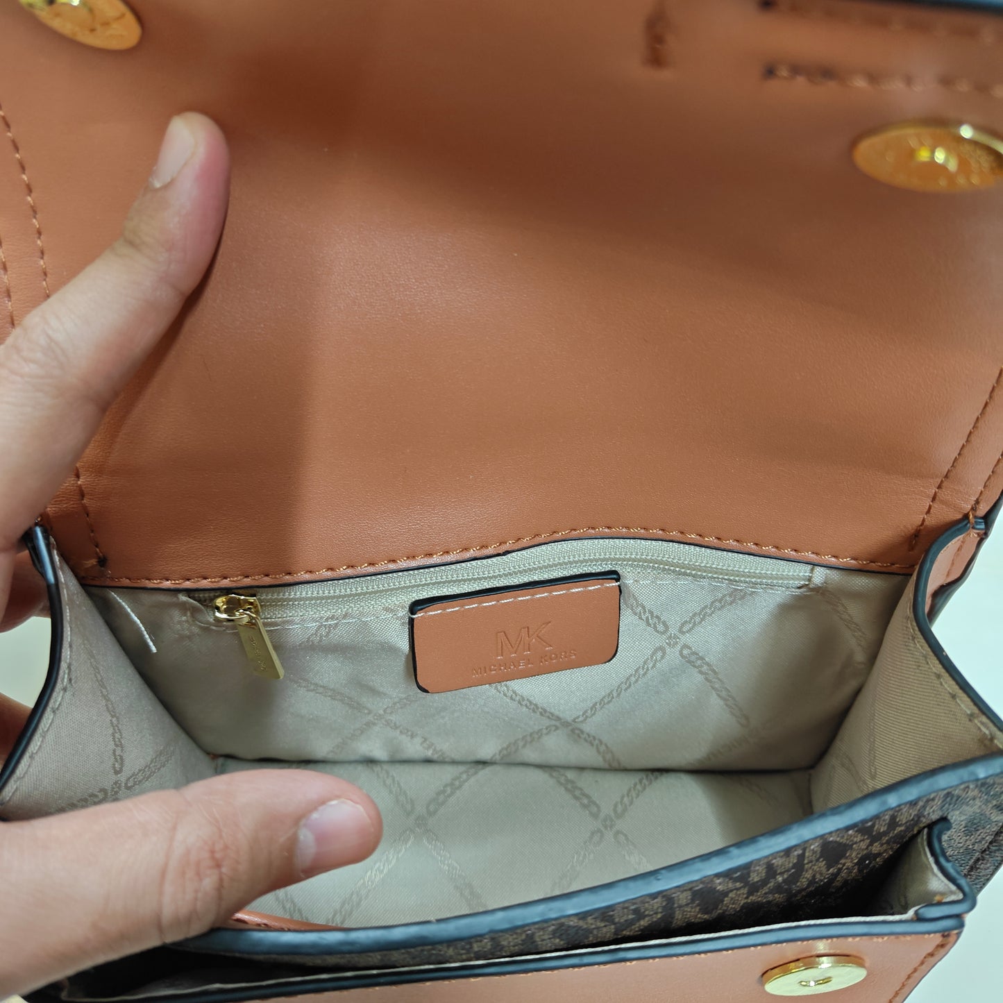 MK Hethr Sling Bag - Brown