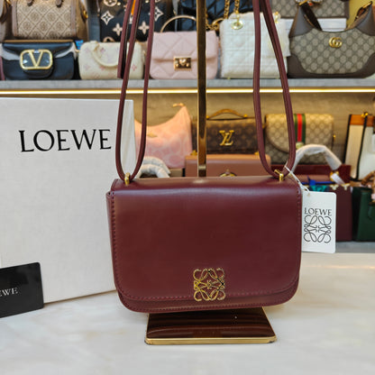 LW Goya Silk Handbag - Wine (Ultra Premium)