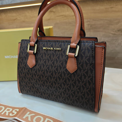 MK Satchel - Coffee Tan