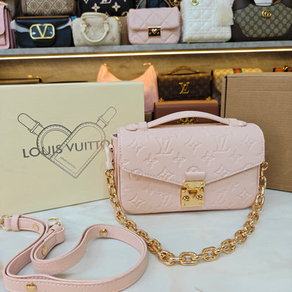 LV559 Shoulder/Sling Bag - Ultra Premium Double Box (Pink)