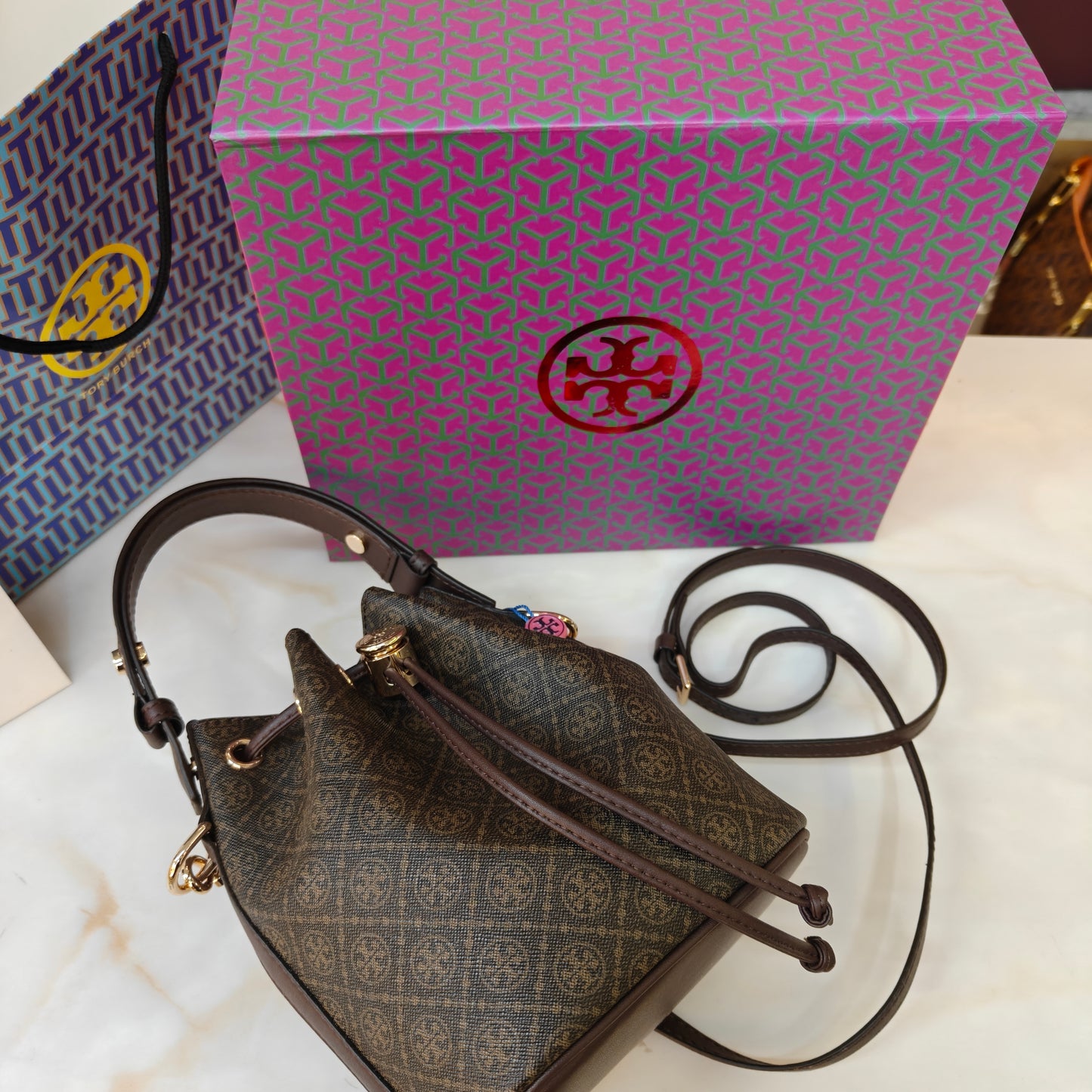 TB Monogram Coated Canvas Mini - (Ultra Premium)