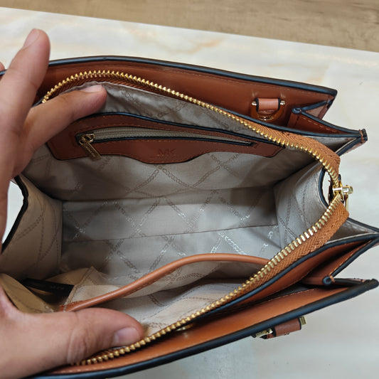 MK Satchel - Coffee Tan