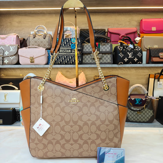 CH Tote Bag Ultra Premium - Tan Apricot