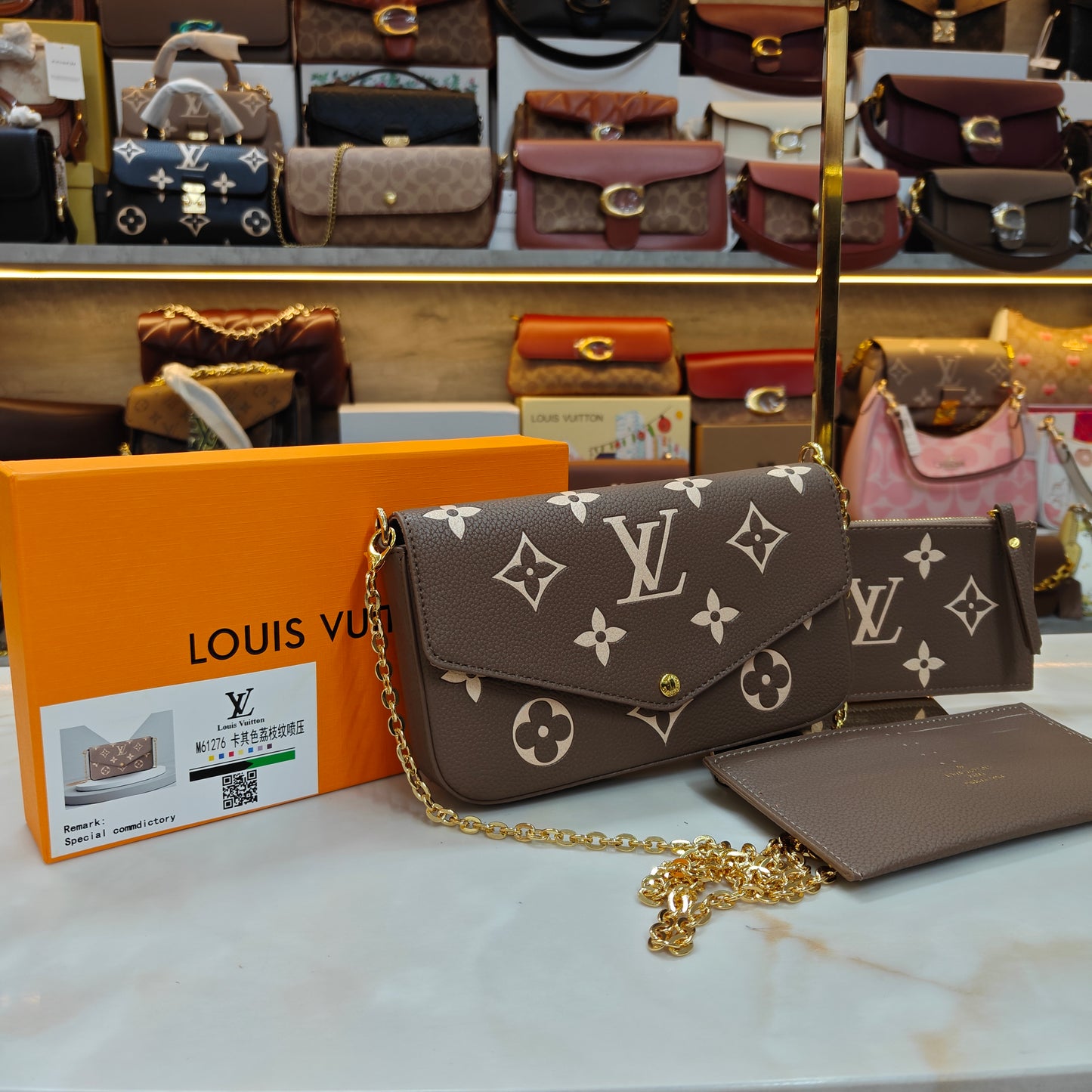 LV222 - Sling - Black Monogram 3 in 1