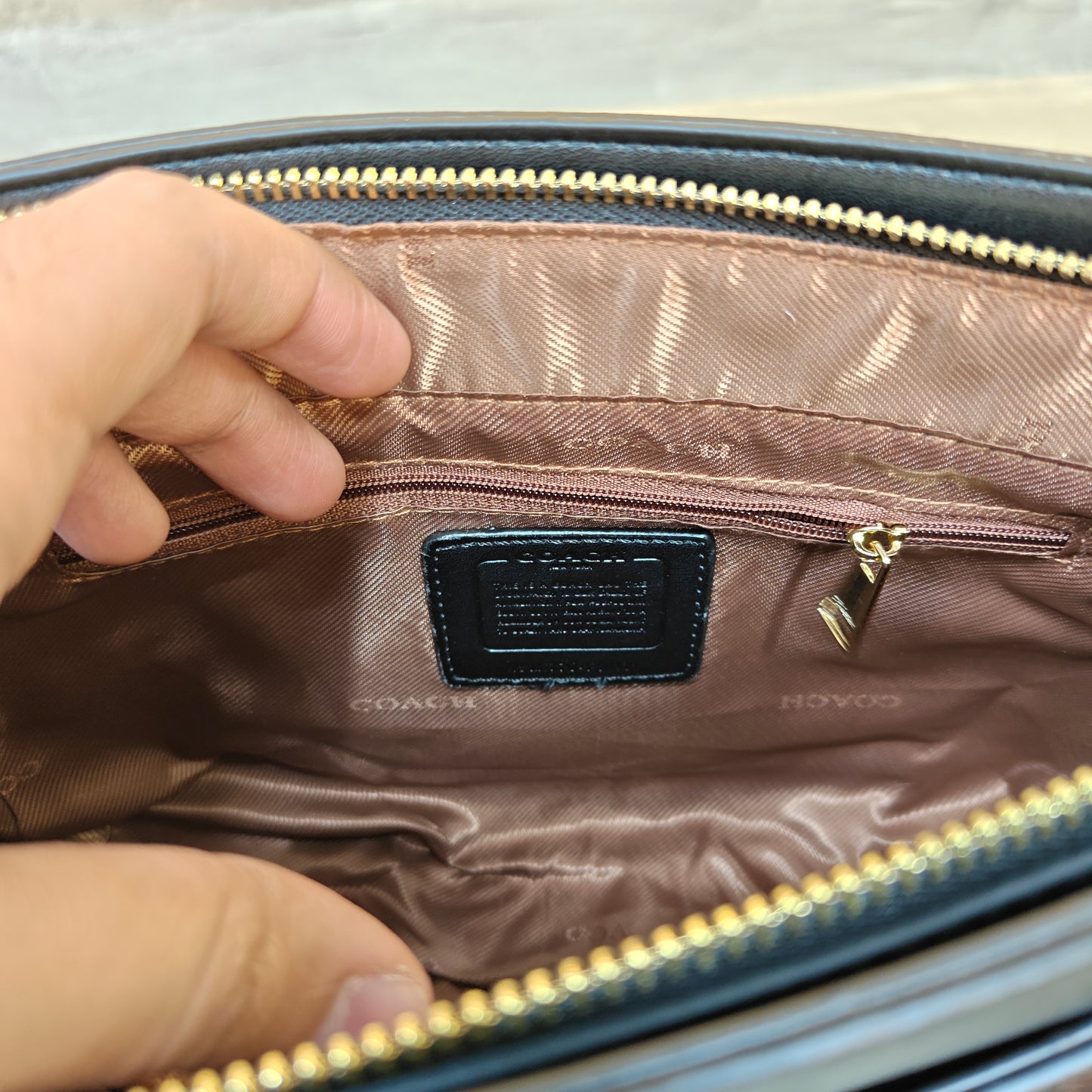 CH Satchel Bag (Coffee Black)