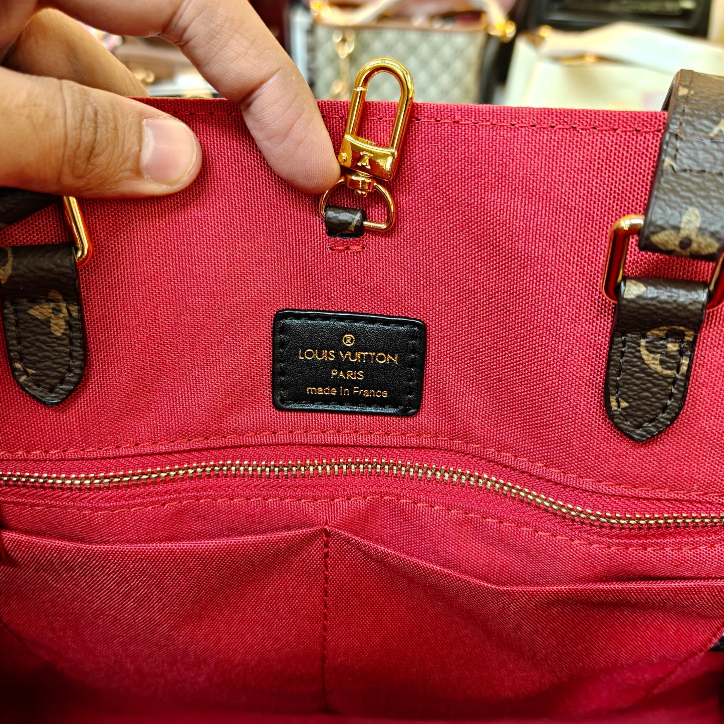 LVB 41cm OTG Large Tote Bag - Coffee (Double Box Ultra Premium)